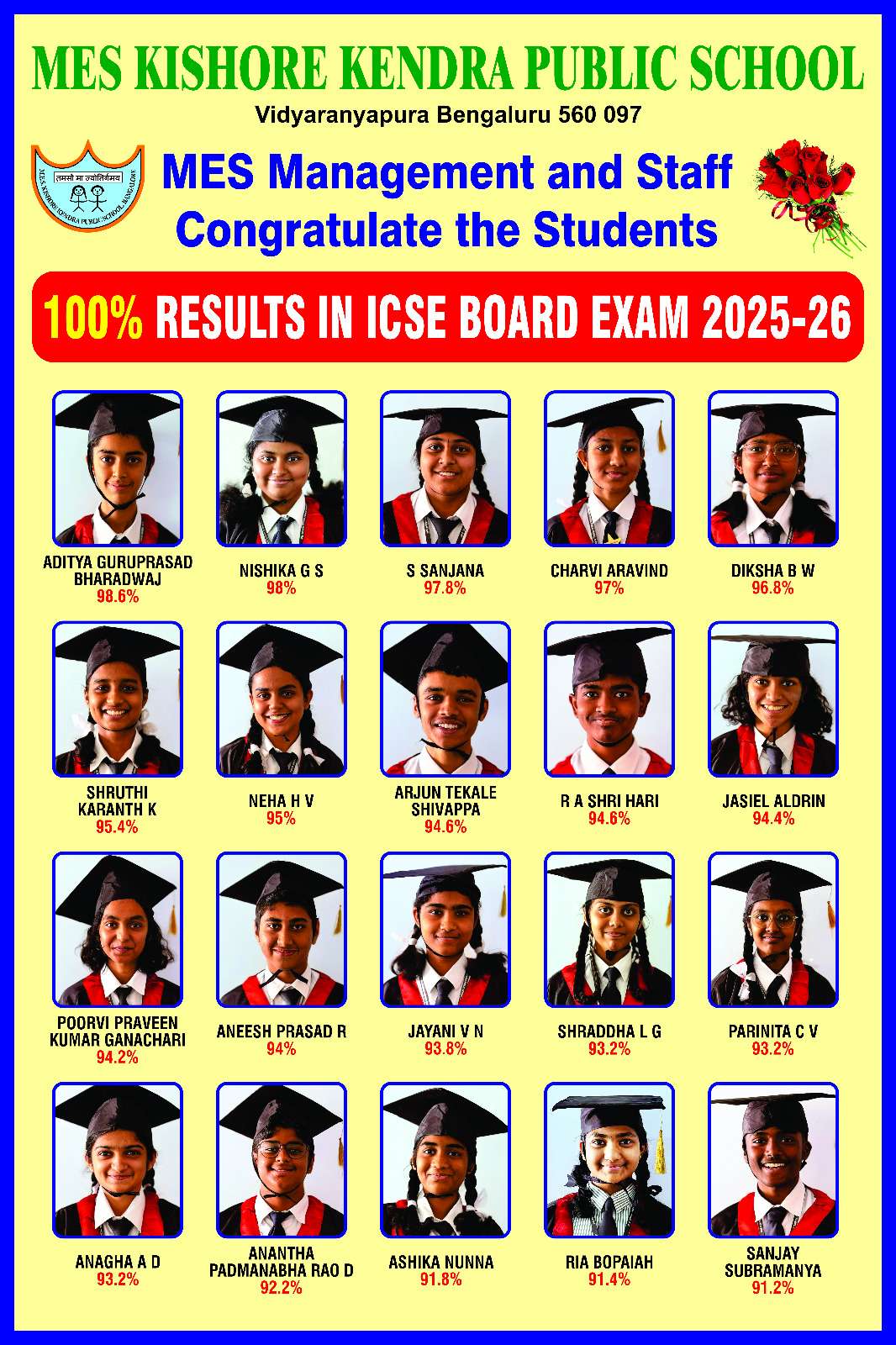 MES Kishore Kendra Public School